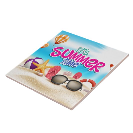 Carreau C'est heure d'été (Côté)