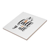 Carreau C'est l'automne les amis, sachet de thé (Côté)