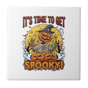 Carreau C'est le moment de rendre Halloween effrayant Citr