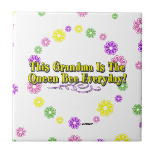 Carreau Cette Grand-Mère Est La Reine Des Fleurs Quotidien