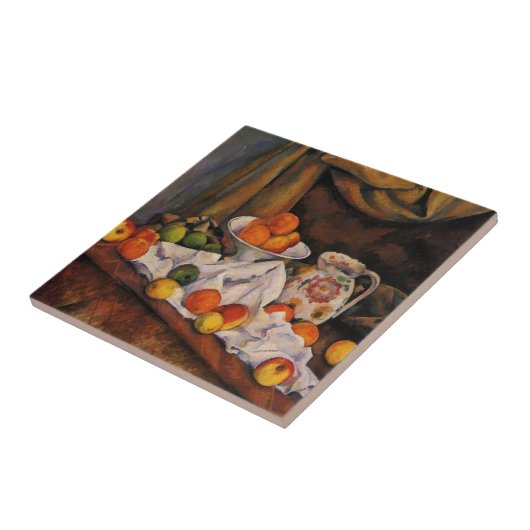 Carreau Cezanne : Bowl, Pitcher et Fruit (Côté)