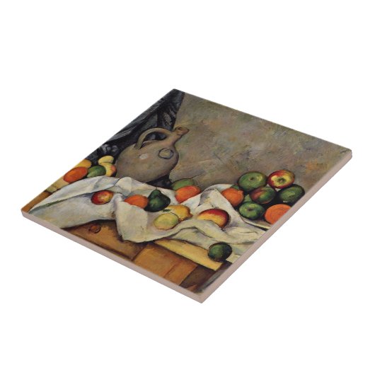 Carreau Cezanne - Rideau, Jug et Fruit (Côté)