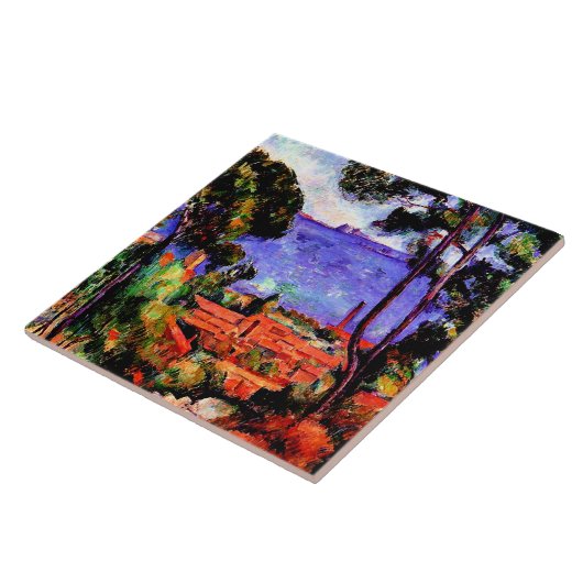 Carreau Cezanne - Vue à travers les arbres (Côté)