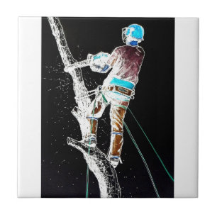 Carreau Chaîne d'arboriste de l'électricien