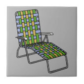 Carreau Chaise longue de jardin (Devant)