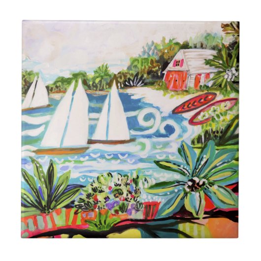 Carreau Chalet rouge de la Baie II (Devant)