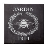 Carreau chalkboard de la ferme française abeille vintage (Devant)