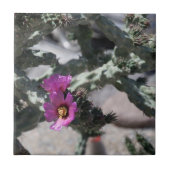 Carreau Challa Cactus en fleurs (Devant)