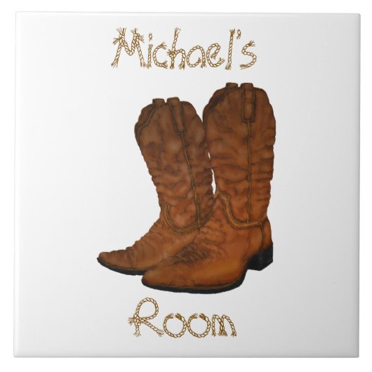 Carreau Chambre Bottes de Cowboy (Devant)