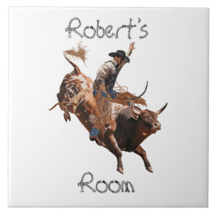 Carreau Chambre Cowboy Rodéo