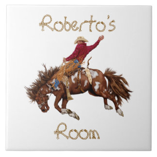 Carreau Chambre d'enfants Cowboy de Rodéo