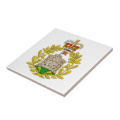 Carreau Chambre du manteau de Windsor des bras royal (Côté)