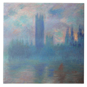 Carreau Chambres du Parlement (Londres), Monet