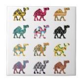 Carreau Chameaux mignons d'amusement (Devant)