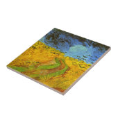 Carreau Champ de blé avec corbeaux de Vincent van Gogh (Côté)