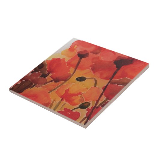 Carreau Champ de pavot (Côté)