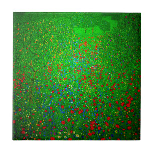 Carreau Champ de pavot Gustav Klimt
