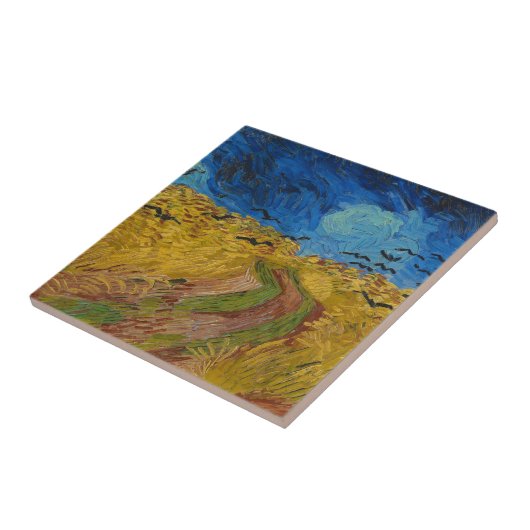 Carreau Champ de roues avec corbeaux (Côté)