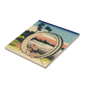 Carreau Champ de vue de Fujimi Fuji dans la province (Côté)