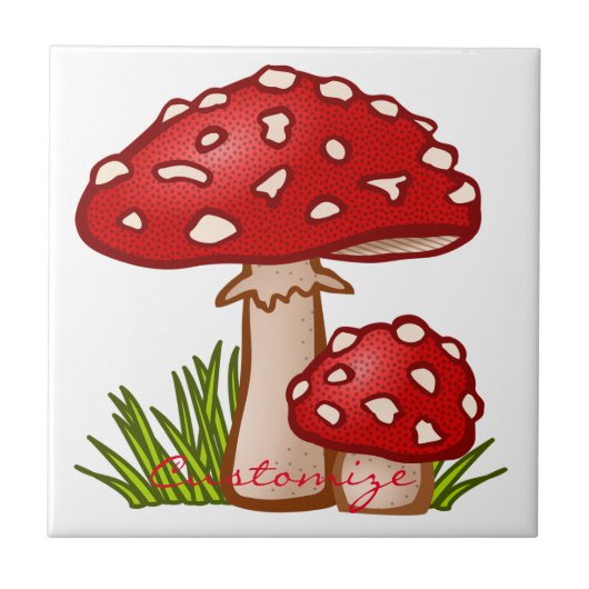 Carreau Champignons Amanita Rouge Thunder_Cove (Devant)