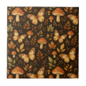 Carreau Champignons de la forêt boho (Devant)