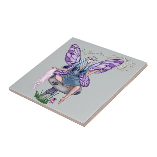 Carreau Champignons Fée magique (Côté)