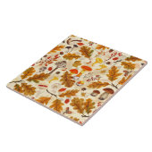 Carreau Champignons forestiers et flore d'automne à la crè (Côté)