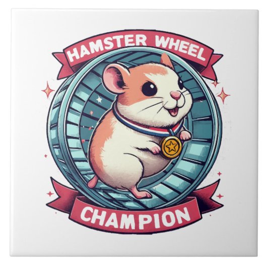 Carreau Champion de roue Hamster (Devant)