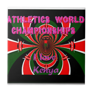 Carreau Championnats du monde d'athlétisme du Kenya : Drap