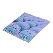 Carreau Champs de Lavande Rêveurs Esthétique Violet Bleu (Côté)