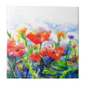 Carreau Champs de pavot (Devant)