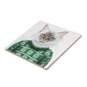 Carreau Chandail de chat de Kitty (Côté)