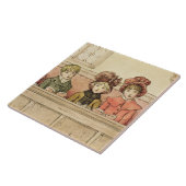 Carreau Chant dans l'église (la semaine sur le papier) (Côté)