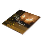 Carreau Chant de Noël aimé "de nuit sainte de nuit (Côté)