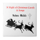 Carreau Chanter le long de Noël - Carols & Festive Joy (Devant)