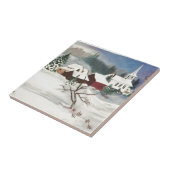 Carreau Chapelle des neiges d'hiver Noël (Côté)