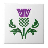 Carreau Chardon d'emblème écossais (Devant)