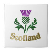 Carreau Chardon d'emblème écossais (Devant)