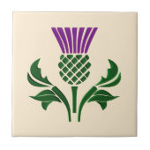 Carreau Chardon d'emblème écossais (Devant)