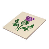 Carreau Chardon d'emblème écossais (Côté)