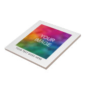 Carreau Charger votre logo Photo Modèle simple (Côté)