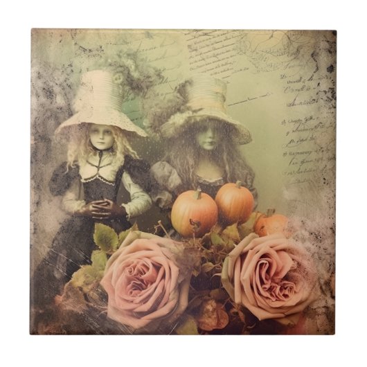 Carreau Chariot Halloween vintage (1) (Devant)