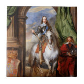 Carreau Charles I à cheval par Van Dyck (Devant)
