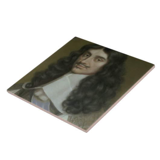 Carreau Charles II (1630-85) (Côté)