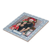 Carreau Charleterie de Noël et pétales de fleurs (Côté)