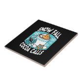 Carreau Charme d'hiver et cacao chaud - Appels de cacao d' (Côté)