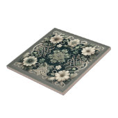 Carreau Charme floral du trèfle celtique (Côté)