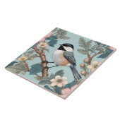 Carreau Charming Chickadee Bird (Côté)