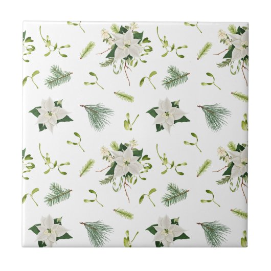 Carreau Charming Floral Pattern Ceramic Tile for Home Inte (Devant)