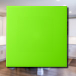Carreau Chartreuse couleur solide | Classique | Élégant<br><div class="desc">Chartreuse couleur solide | Classique | Élégant | tendance | Style | Cadeau</div>